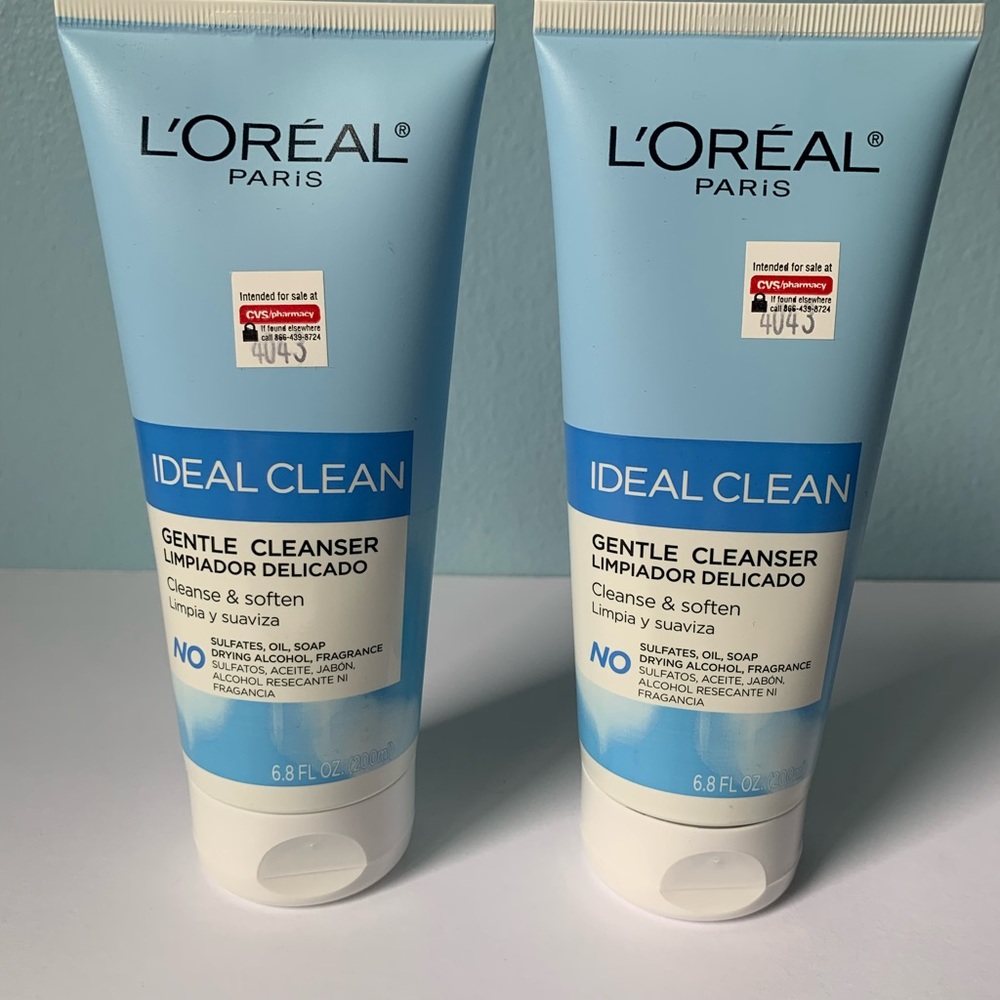 L’Oréal Paris Ideal Clean  Gentle Cleanser 6.8 OZ (200ml).   New